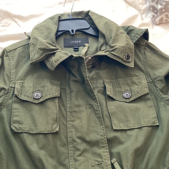 J. Crew Green Army-style Jacket, M - Picture 6 of 14